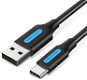 Vention Type-C (USB-C) to USB 2.0 Charge & Data Cable 0.25m Black - Adatkábel