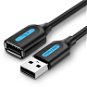 Vention USB 2.0 Male to USB Female Extension Cable 1.5m Black PVC Type - Data Cable