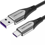 Vention USB-C to USB 2.0 Fast Charging Cable 5A 0.25m Gray Aluminum Alloy Type - Dátový kábel