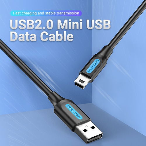 Cable USB 2.0 a Mini USB 3m M/M