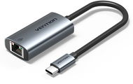 Vention USB-C-auf-Gigabit-Ethernet-Adapter 0,15 m Grau Aluminiumlegierung Typ - Netzwerkkarte