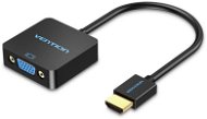 Adapter Vention HDMI to VGA Converter with Female Micro USB and Audio Port, 0.15m, Black - Redukce