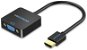 Redukcia Vention HDMI to VGA Converter with Female Micro USB and Audio Port 0,15 m Black - Redukce