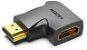Vention HDMI 270 Degree Male to Female Vertical Flat Adapter Black 2 Pack - Átalakító