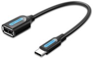 Átalakító Vention USB-C (M) to USB (F) OTG Cable 0.15m Black PVC Type - Redukce