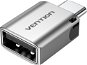 Adapter Vention USB-C (M) to USB 3.0 (F) OTG Adapter Gray Aluminium Alloy Type - Redukce
