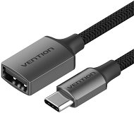 Vention USB-C to USB-A (F) 2.0 Female OTG Cable 0.15m Gray Aluminum Alloy Type - Átalakító
