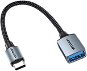Vention USB-C to USB-A (F) 3.0 OTG Cable 0.15M Gray Aluminum Alloy Type - Redukce