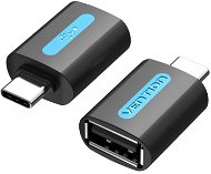 Vention USB-C to USB 2.0 Female OTG Adapter Black PVC Type - Átalakító