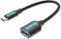 Átalakító Vention USB-C 3.2 Gen 1 (M) to USB-A (F) OTG Cable 0.15M Black PVC Type - Redukce