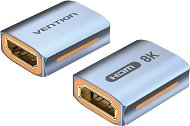 Vention HDMI 2.1 Female to Female 8K Adapter Gray Aluminum Alloy Type - Adapter