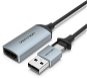 Vention HDMI Female to USB-C / USB-A Male Video Capture Card 0.1M Gray - Átalakító