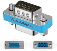 Vention VGA Male to Female Adapter Silvery Metal Type - Átalakító