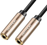 Vention 3,5 mm (F) auf 3,5 mm Buchse (F) Audio Verlängerungskabel - 0,3 m - Red Metal Type - Audio-Kabel