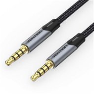 Vention TRRS 3.5mm Male to Male Aux Cable 1m Gray - Audio-Kabel