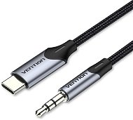 Vention USB-C Male to 3,5 mm Male Cable 1 m Gray Aluminum Alloy Type - Audio kábel