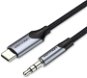 Vention USB-C Male to 3.5MM Male Cable 1.5M Gray Aluminum Alloy Type - Audio kábel