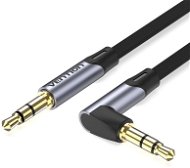 Vention 3.5mm to 3.5mm Jack 90° Flat Aux Cable 1m Gray Aluminum Alloy Type - Audio-Kabel