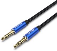 Vention Cotton Braided 3.5mm Male to Male Audio Cable 1m Blue Aluminum Alloy Type - Audio kábel