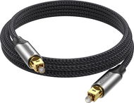 Vention Optical Fiber Toslink Audio Cable Aluminum Alloy Type 2M Gray - AUX Cable