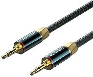 Vention Cotton Braided 3.5mm Male to Male Audio Cable 0.5m Green Copper Type - Audio kábel