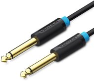 Vention 6.3mm Jack Male to Male Audio Cable 1m Black - Audio kábel