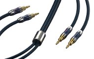 Vention Speaker Wire (Hi-Fi) with Dual Banana Plugs 1M Blue - AUX Cable