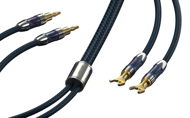 Vention Dual Banana Plugs to Dual Spade Plugs Speaker Wire (Hi-Fi) 10M Blue - Audio kábel