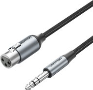 Vention 6.35mm TRS Male to XLR Female Audio Cable 3M Gray Aluminum Alloy Type - AUX Cable
