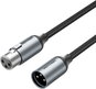 AUX Cable Vention XLR Audio Extension Cable 5M Gray Aluminum Alloy Type - Audio kabel