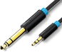 Vention 6.5mm Jack Male to 3.5mm Male Audio Cable 1m Black - Audio-Kabel