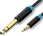 Audio kabel Vention 6.3mm Jack Male to 3.5mm Male Audio Cable 1m Black - Audio kabel