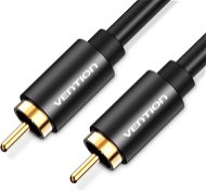 AUX Cable Vention 1x RCA Male to 1x RCA Male Cable, 1m, Black - Audio kabel
