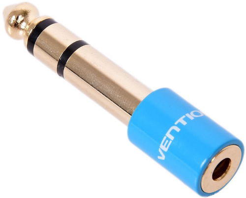 Vention 6.3mm Jack Male to 3.5mm Female Audio Adapter Blue - Redukce - Hlavní obrázek