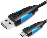 Vention USB2.0 to microUSB Cable 3m Black - Adatkábel