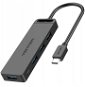 Vention Type-C to 4-Port USB 3.0 Hub with Power Supply Black 0.15M ABS Type - USB hub