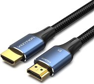 Vention Cotton Braided HDMI-A Male to Male HD Cable 8K 1 m Blue Aluminum Alloy Type - Videokábel