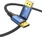Vention Cotton Braided DP Male to Male HD Cable 8K 5 m Blue Aluminum Alloy Type - Video kábel