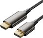 Vention Cotton Braided 8 K DisplayPort Male to HDMI Male Cable 1.8M Black Zinc Alloy Type - Video kábel
