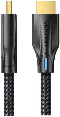 Vention Cotton Braided HDMI-A Male to Male 8K HD Cable 1,5 M Black - Videokabel - Hauptbild