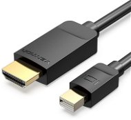 Video kábel Vention Mini DisplayPort (miniDP) to HDMI Cable 2 m Black - Video kabel