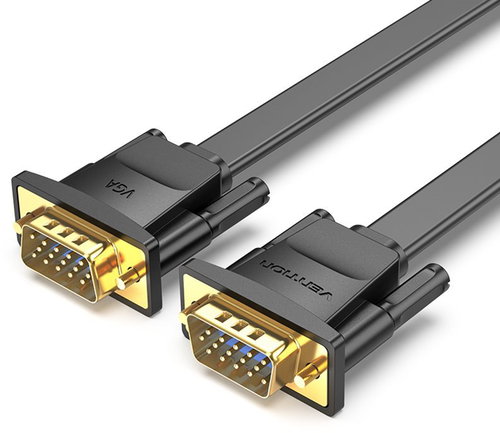 Vention Flat VGA Cable, 1m - Video Cable - Main image