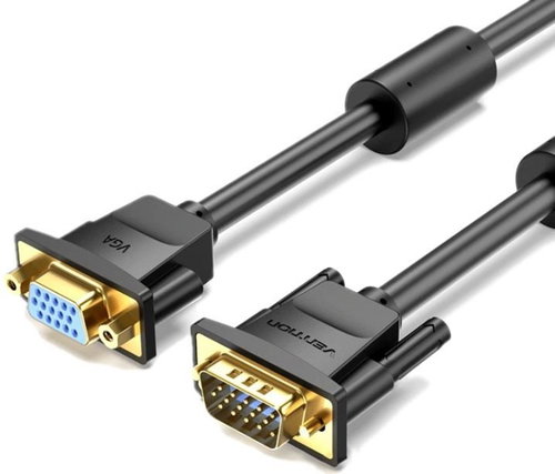 Vention VGA Extension Cable 5m Black - Videokabel - Hauptbild