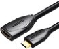 Vention Mini HDMI (M) to HDMI (F) Extension Cable / Adapter 1m Black - Video kabel