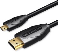 Vention Micro HDMI to HDMI Cable 1M Black - Videokábel
