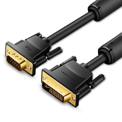 Vention DVI (24+5) to VGA Cable 1m Black - Videokábel - Fő fotó