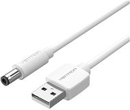 Vention USB to DC 5,5 mm Power Cord 1 m White Tuning Fork Type - Napájací kábel