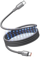 Vention USB 2.0 C Male to C Male 5A Magnetic Cable 1.5M Titanium Gold Aluminum Alloy Type - Power Cable