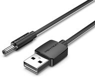 Vention USB to DC 3.5mm Charging Cable, Black, 1m - Power Cable