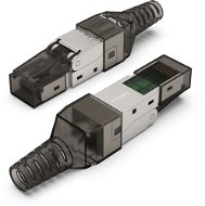 Vention Cat.6A FTP Toolless RJ45 Modular Plug Gray PC Boots Type - Steckverbinder